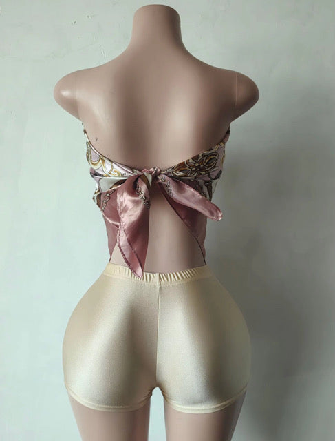 Pink Summer silk set