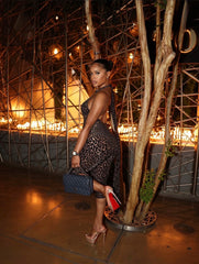 Cheetah halter jumpsuit