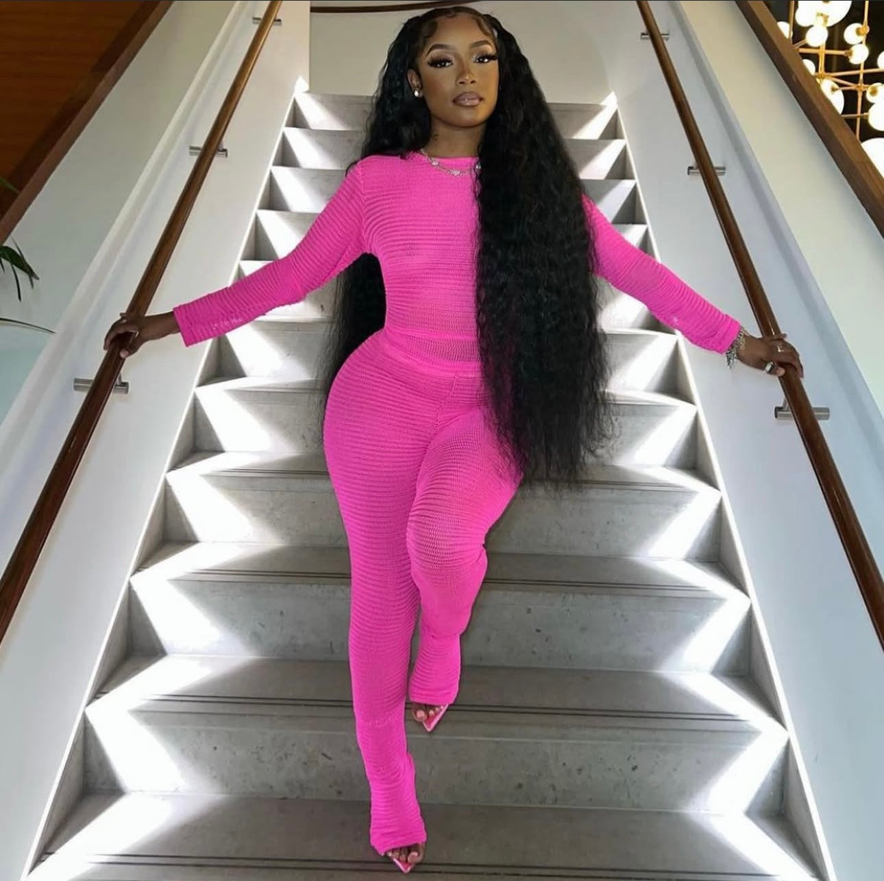 Boujee set pink