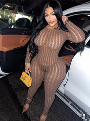 Baddie jumpsuit (black or brown )