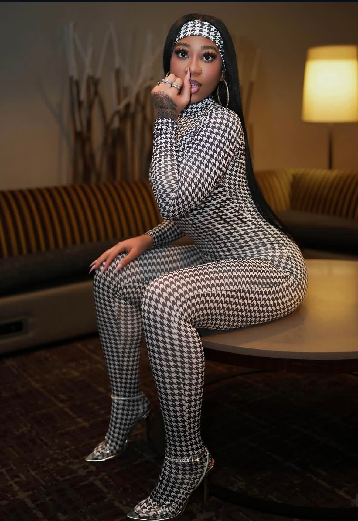 Check mate jumpsuit