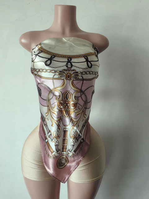 Pink Summer silk set