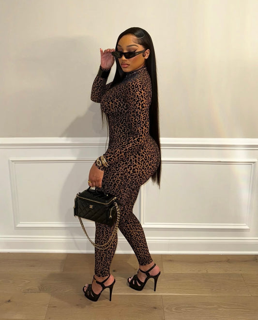 Cheetah jumpsuit